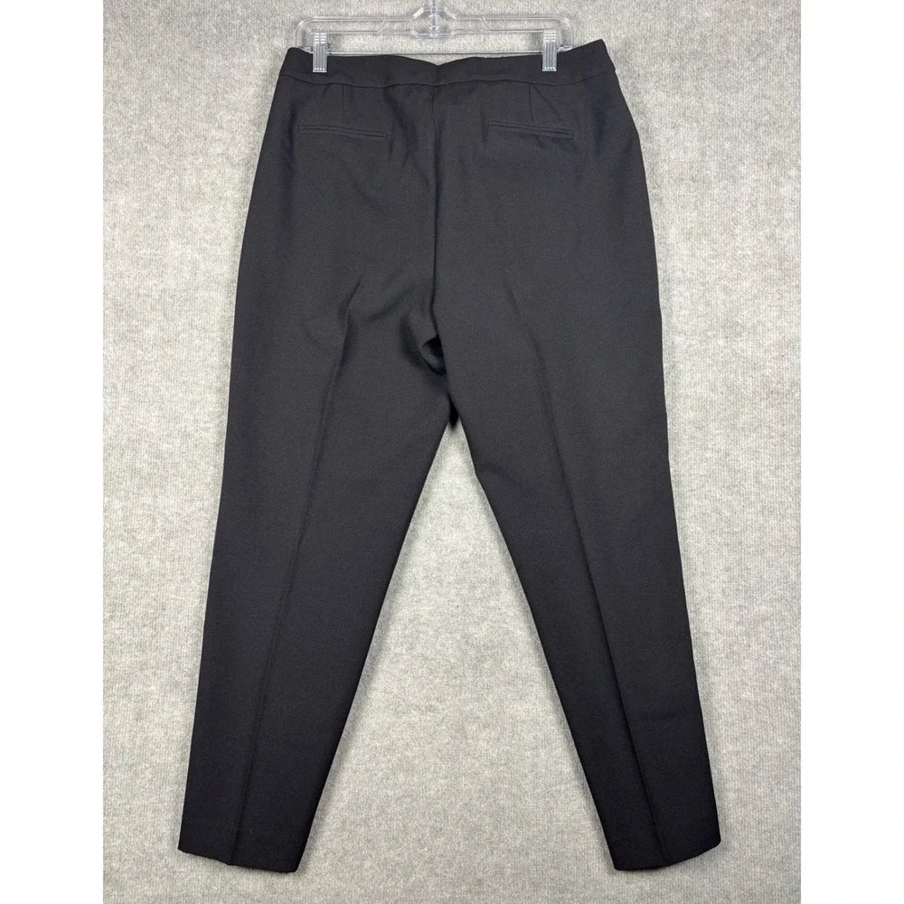 Anne Klein Dress Pants Slim Fit Trousers Size 14 Black‎ 10630838-169